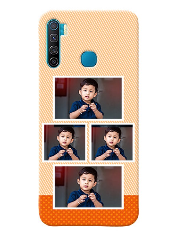 Custom Infinix S5 Lite Mobile Back Covers: Bulk Photos Upload Design