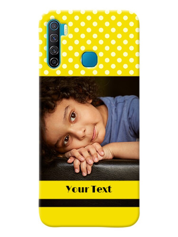 Custom Infinix S5 Lite Custom Mobile Covers: Bright Yellow Case Design
