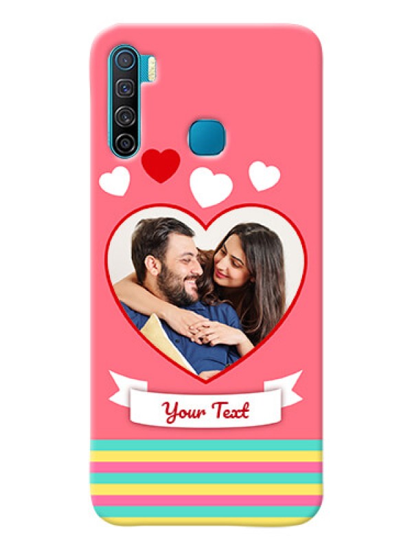 Custom Infinix S5 Lite Personalised mobile covers: Love Doodle Design