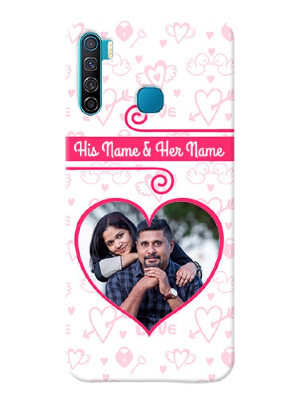 Custom Infinix S5 Lite Personalized Phone Cases: Heart Shape Love Design