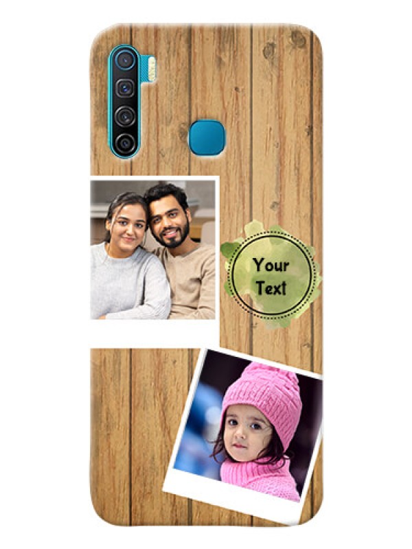 Custom Infinix S5 Lite Custom Mobile Phone Covers: Wooden Texture Design