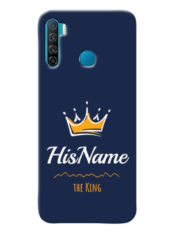 Custom Infinix S5 Lite King Phone Case with Name