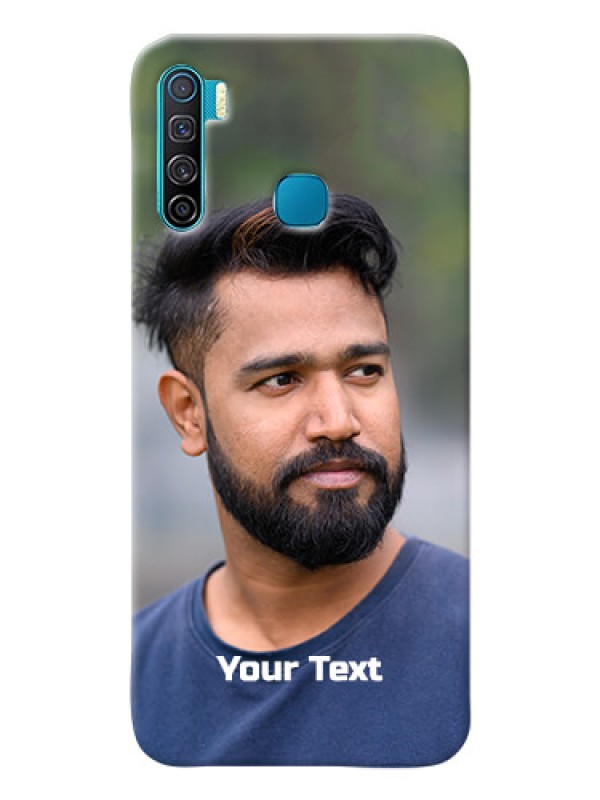 Custom Infinix S5 Lite Mobile Cover: Photo with Text
