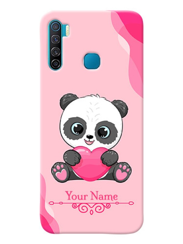 Custom Infinix S5 Lite Mobile Back Covers: Cute Panda Design