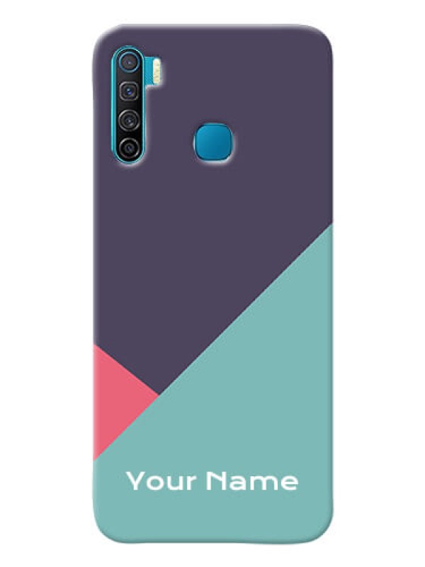 Custom Infinix S5 Lite Custom Phone Cases: Tri Color abstract Design