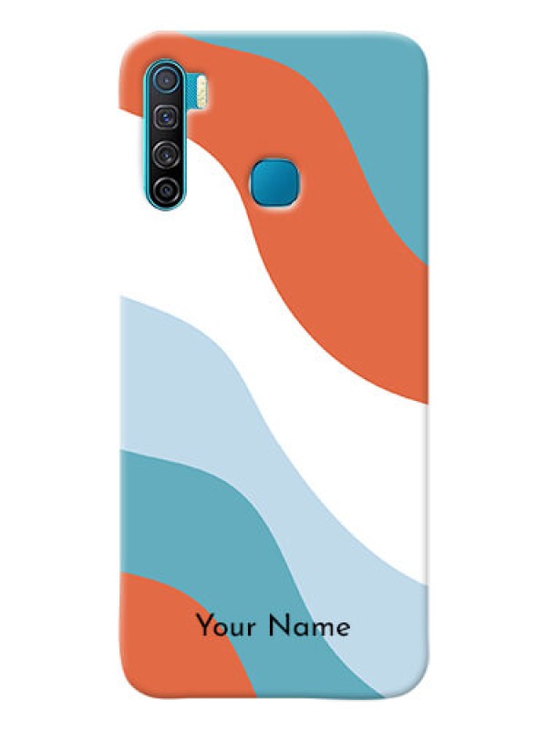 Custom Infinix S5 Lite Mobile Back Covers: coloured Waves Design