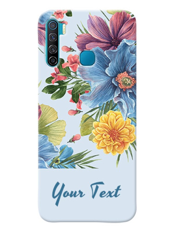 Custom Infinix S5 Lite Custom Phone Cases: Stunning Watercolored Flowers Painting Design