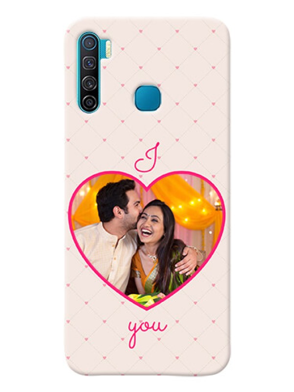 Custom Infinix S5 Personalized Mobile Covers: Heart Shape Design