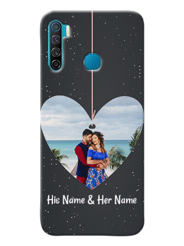 Custom Infinix S5 custom phone cases: Hanging Heart Design