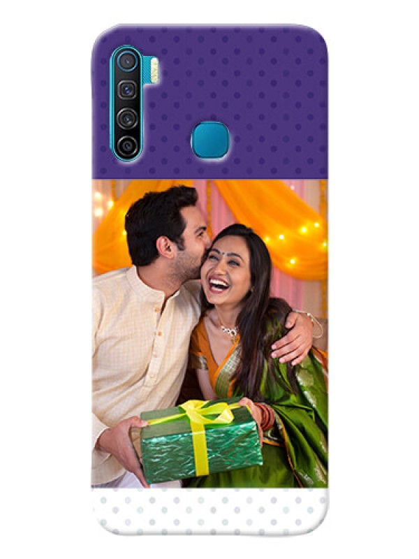 Custom Infinix S5 mobile phone cases: Violet Pattern Design