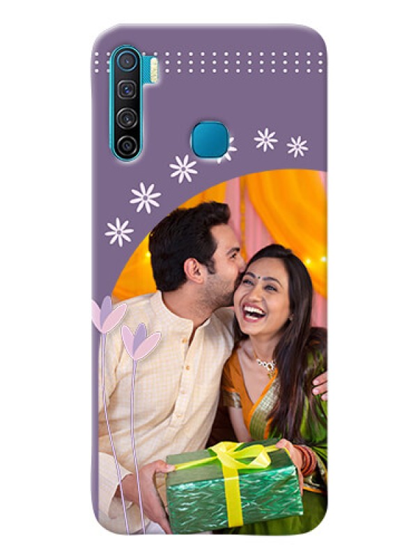 Custom Infinix S5 Phone covers for girls: lavender flowers design 