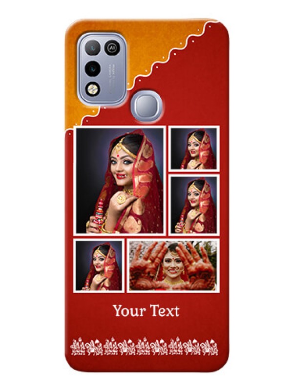 Custom Infinix Smart 5 customized phone cases: Wedding Pic Upload Design