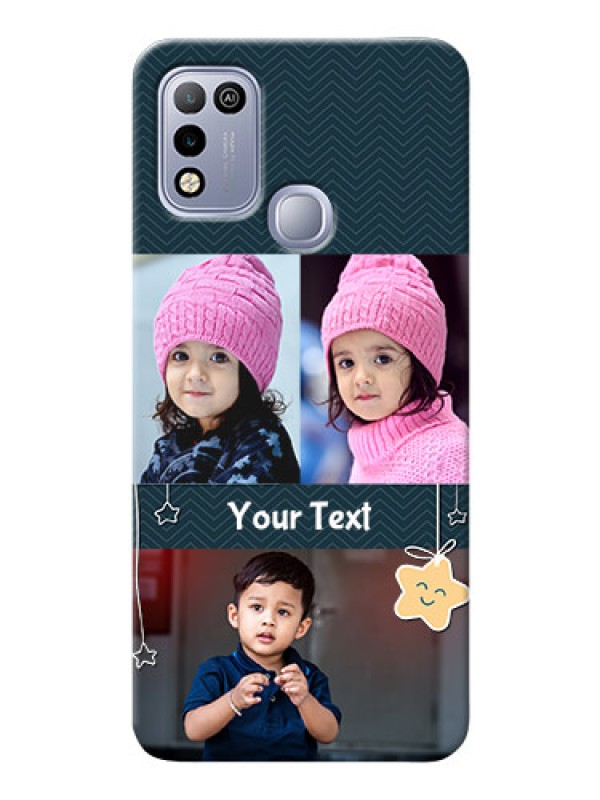 Custom Infinix Smart 5 Mobile Back Covers Online: Hanging Stars Design