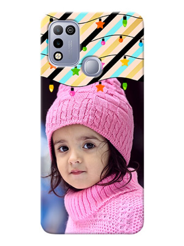 Custom Infinix Smart 5 Personalized Mobile Covers: Lights Hanging Design
