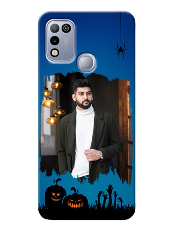Custom Infinix Smart 5 mobile cases online with pro Halloween design 