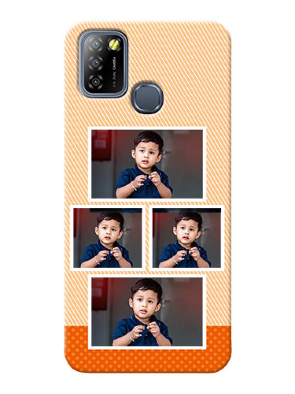 Custom Infinix Smart 5A Mobile Back Covers: Bulk Photos Upload Design