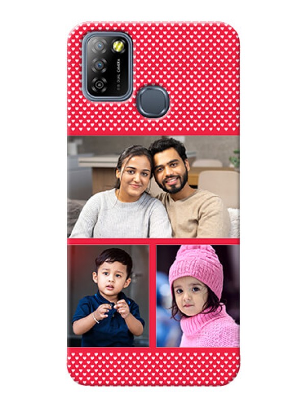 Custom Infinix Smart 5A mobile back covers online: Bulk Pic Upload Design