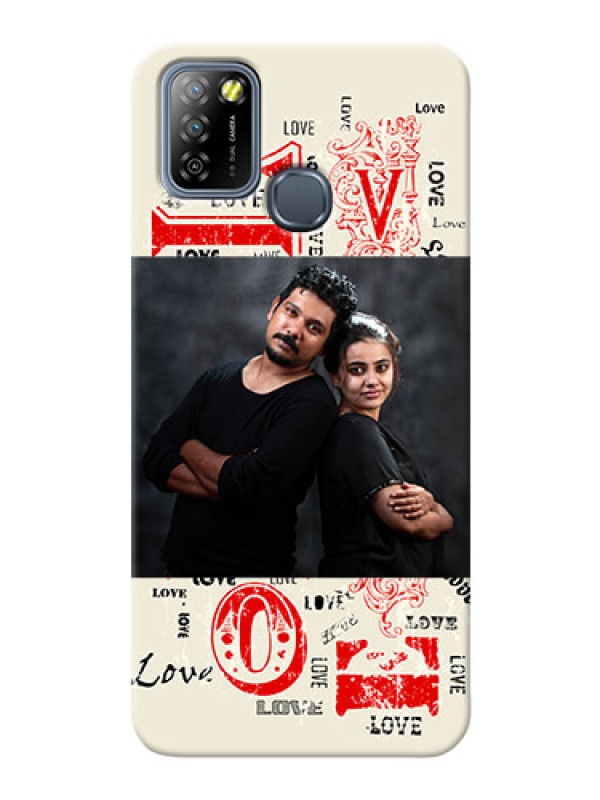 Custom Infinix Smart 5A mobile cases online: Trendy Love Design Case