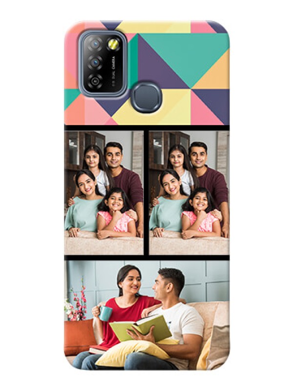 Custom Infinix Smart 5A personalised phone covers: Bulk Pic Upload Design