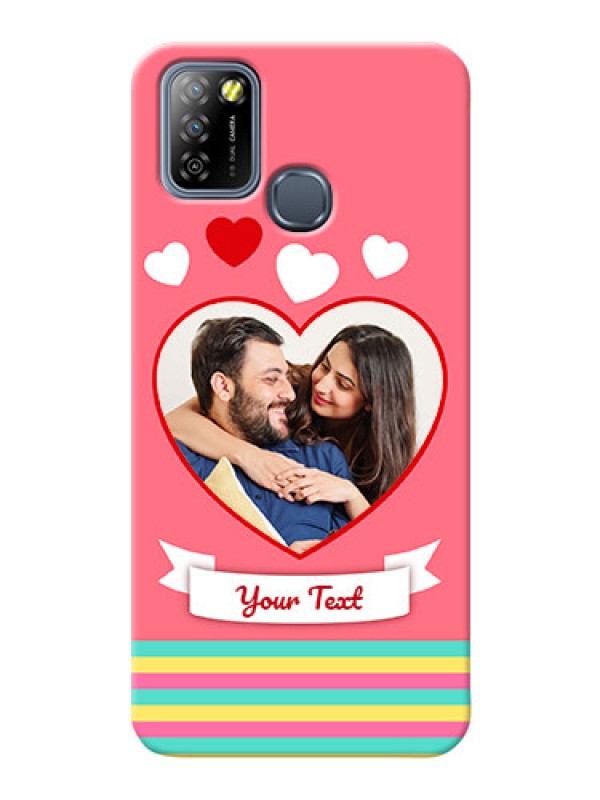 Custom Infinix Smart 5A Personalised mobile covers: Love Doodle Design