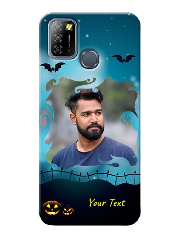 Custom Infinix Smart 5A Personalised Phone Cases: Halloween frame design