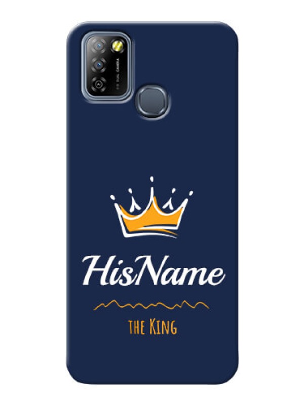 Custom Infinix Smart 5A King Phone Case with Name