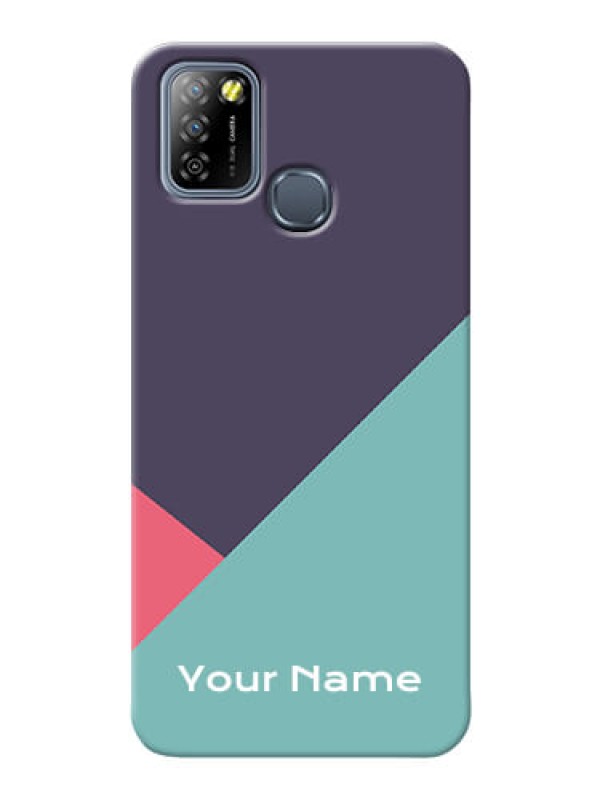 Custom Infinix Smart 5A Custom Phone Cases: Tri Color abstract Design