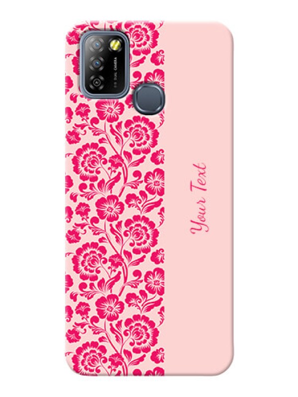 Custom Infinix Smart 5A Phone Back Covers: Attractive Floral Pattern Design