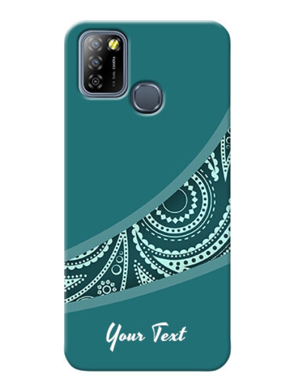 Custom Infinix Smart 5A Custom Phone Covers: semi visible floral Design