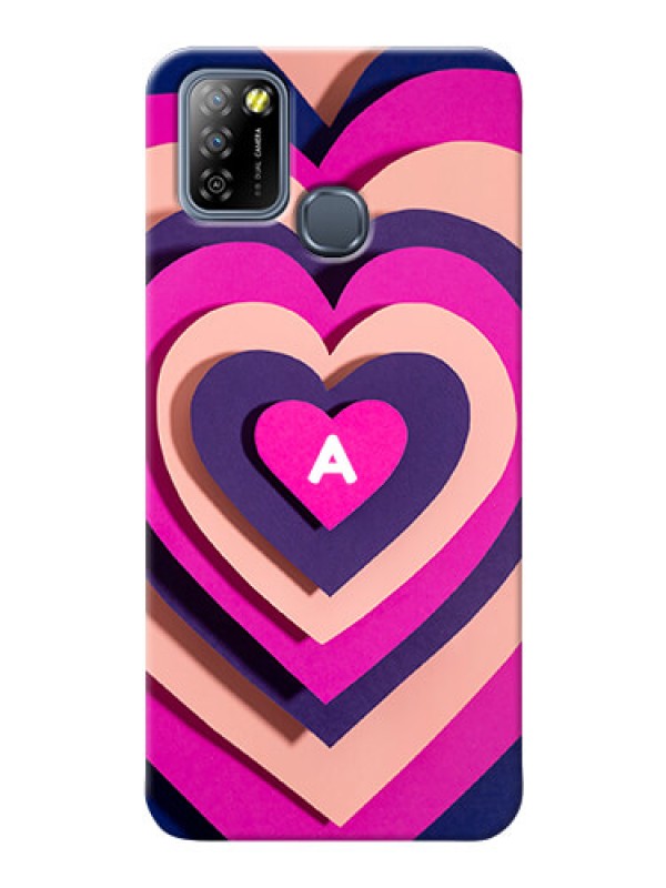 Custom Infinix Smart 5A Custom Mobile Case with Cute Heart Pattern Design