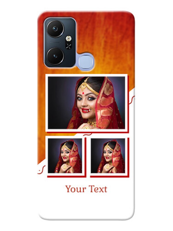 Custom Infinix Smart 6 Plus Personalised Phone Cases: Wedding Memories Design 