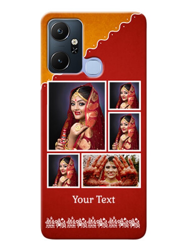 Custom Infinix Smart 6 Plus customized phone cases: Wedding Pic Upload Design