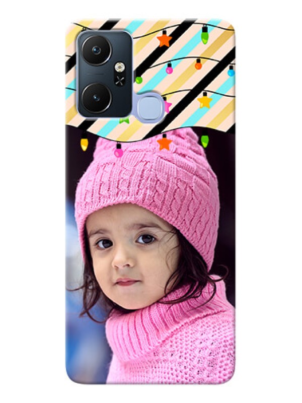 Custom Infinix Smart 6 Plus Personalized Mobile Covers: Lights Hanging Design