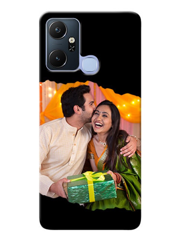 Custom Infinix Smart 6 Plus Custom Phone Covers: Tear-off Design