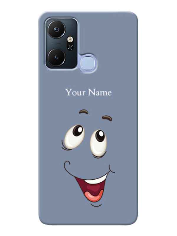 Custom Infinix Smart 6 Plus Phone Back Covers: Laughing Cartoon Face Design