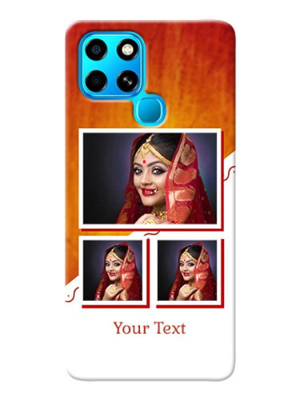 Custom Infinix Smart 6 Personalised Phone Cases: Wedding Memories Design 