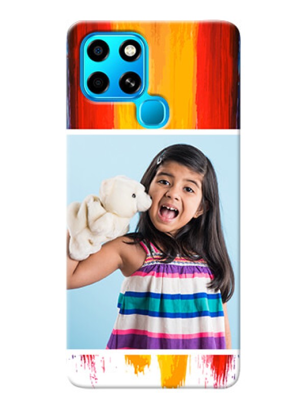 Custom Infinix Smart 6 custom phone covers: Multi Color Design