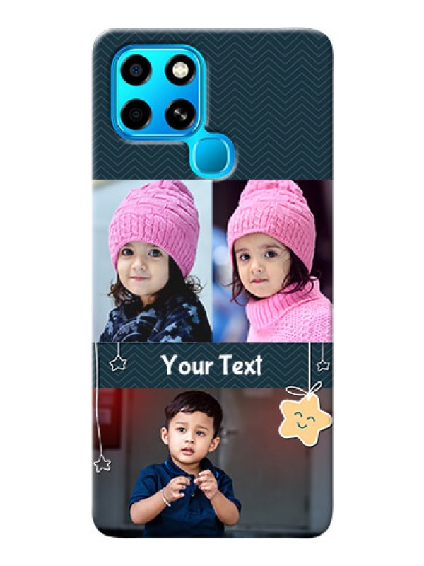 Custom Infinix Smart 6 Mobile Back Covers Online: Hanging Stars Design