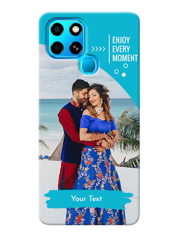 Custom Infinix Smart 6 Personalized Phone Covers: Happy Moment Design