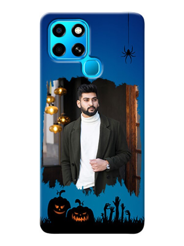 Custom Infinix Smart 6 mobile cases online with pro Halloween design 