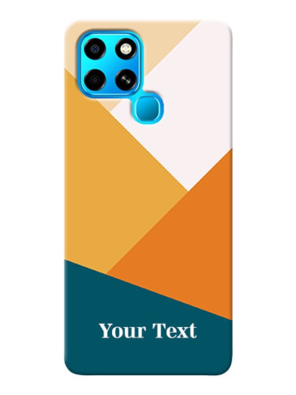 Custom Infinix Smart 6 Custom Phone Cases: Stacked Multi-colour Design