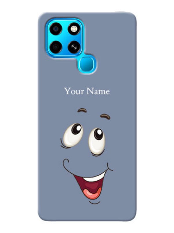Custom Infinix Smart 6 Phone Back Covers: Laughing Cartoon Face Design