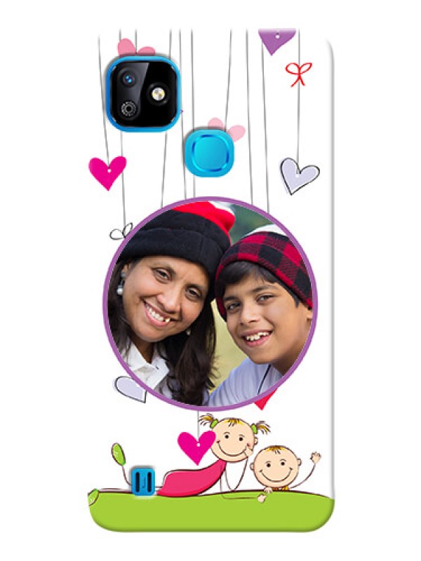 Custom Infinix Smart HD 2021 Mobile Cases: Cute Kids Phone Case Design