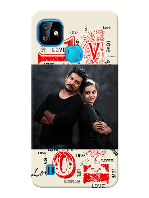 Custom Infinix Smart HD 2021 mobile cases online: Trendy Love Design Case
