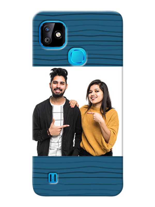 Custom Infinix Smart HD 2021 Custom Phone Cases: Blue Pattern Cover Design