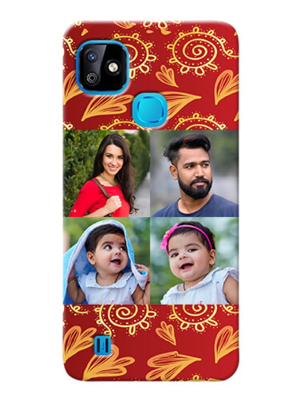 Custom Infinix Smart HD 2021 Mobile Phone Cases: 4 Image Traditional Design