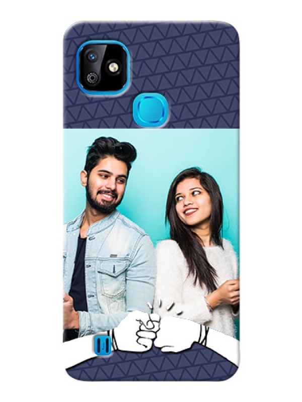 Custom Infinix Smart HD 2021 Mobile Covers Online with Best Friends Design  
