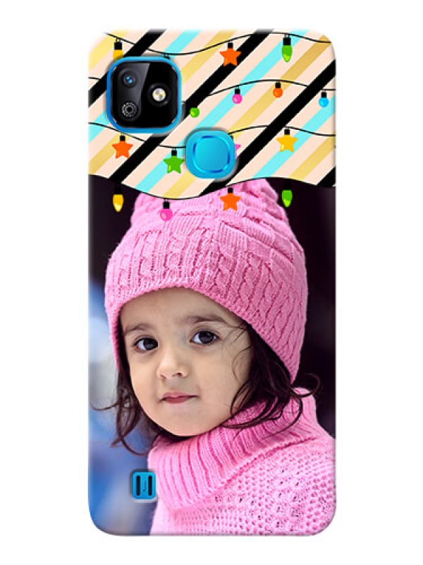 Custom Infinix Smart HD 2021 Personalized Mobile Covers: Lights Hanging Design