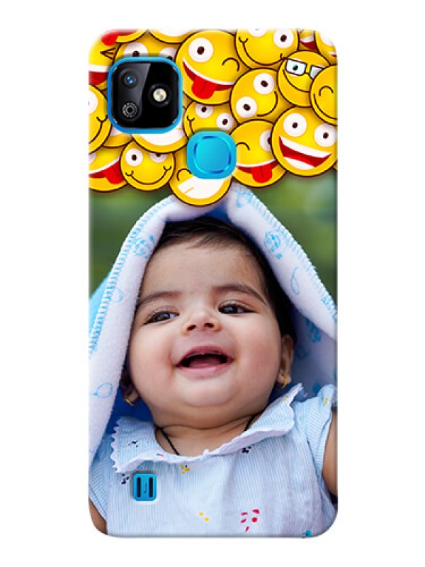 Custom Infinix Smart HD 2021 Custom Phone Cases with Smiley Emoji Design