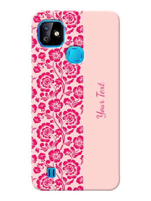 Custom Infinix Smart Hd 2021 Phone Back Covers: Attractive Floral Pattern Design